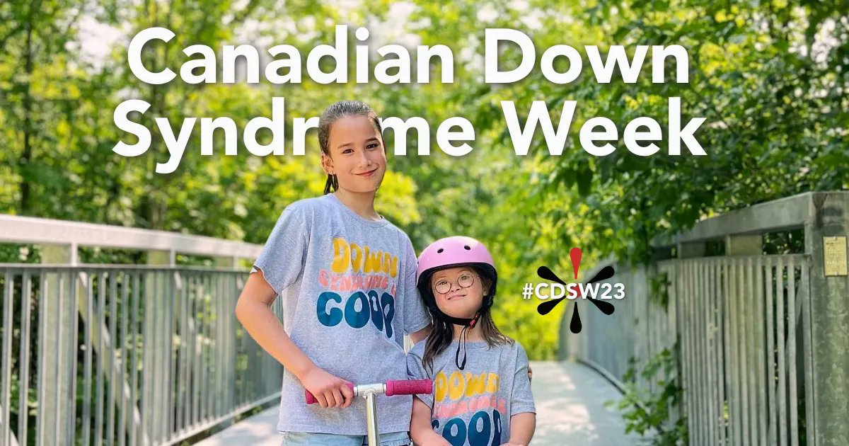 CdnDownSyndrome's tweet photo. Join us for #CanadianDownSyndromeWeek October 22nd – 28th as we explore sibling journeys! Learn how you can get involved during #CDSW with shareable posts, printable posters, teaching plans, mismatched socks, fundraising ideas, and other resources: 

https://t.co/j9LYawuhGY https://t.co/Im2S7BwLgg