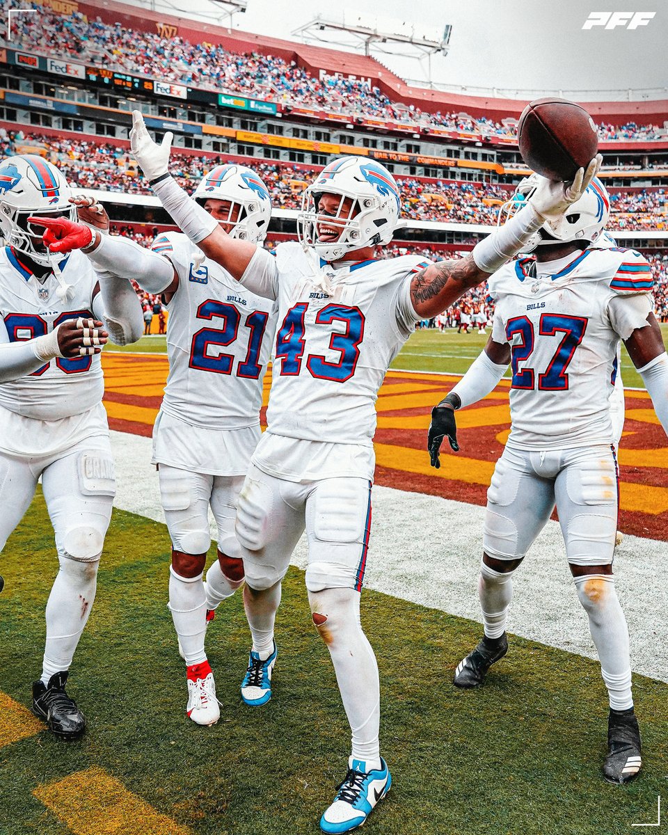 PFF_Bills's tweet photo. The Buffalo Bills defense has allowed a touchdown on just 2/31 drives faced this season (6.5%)

It ranks 2nd in the NFL 😤 https://t.co/wDcSgRrljk