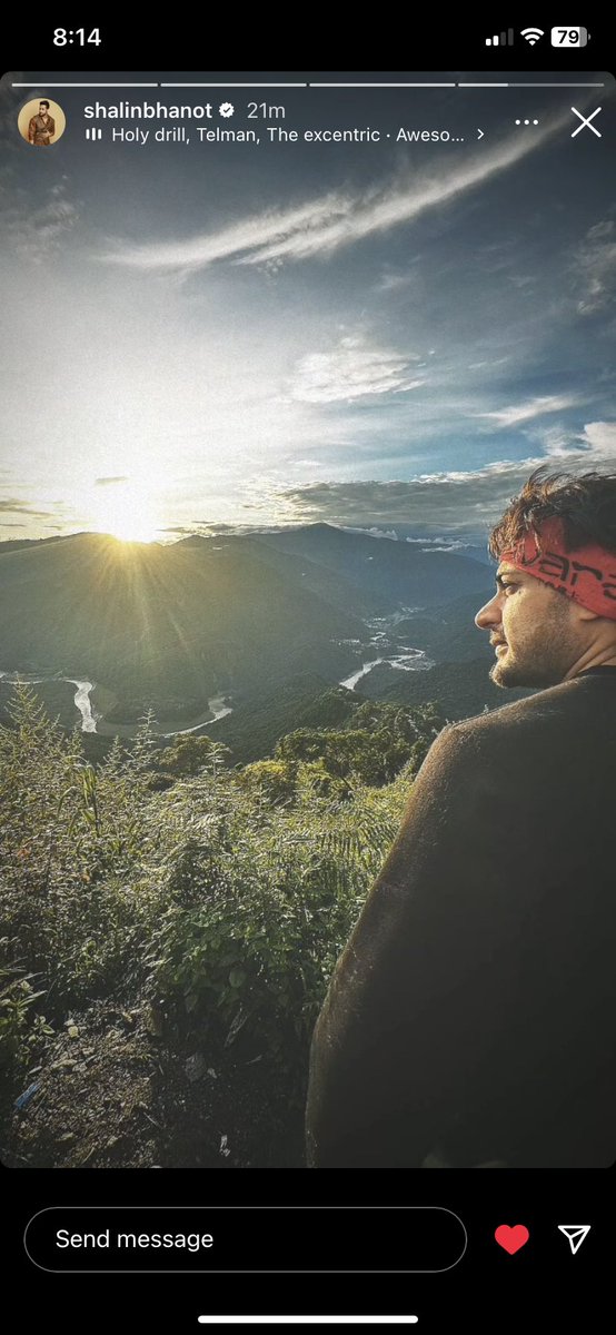 Shalinkingfan's tweet photo. What a view 😍🫶🏻
#ShalinBhanot https://t.co/YHBxqooTqy