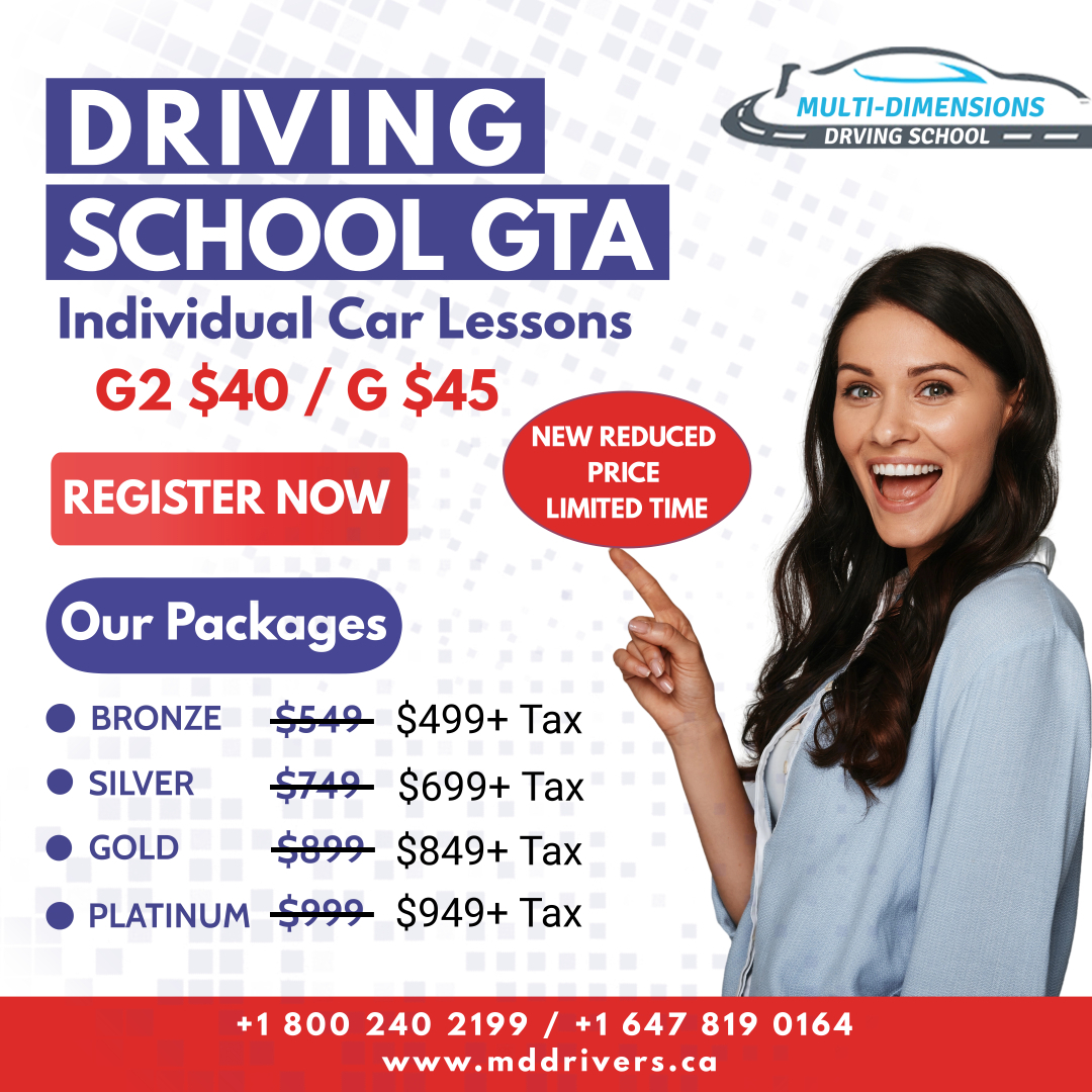 mddrivers's tweet image. Ready to take the driver&apos;s seat in GTA? Learn from the best at our driving school.
.
DISCOUNTED LIMITED OFFER:
✅ G2 Lesson $40
✅ G Lesson $45
.
For more details 👇
📲 +1 800 240 2199 / +1 647 819 0164
🖥 mddrivers.ca
.
#multidimensionsdrivingschool #DriveToExcel