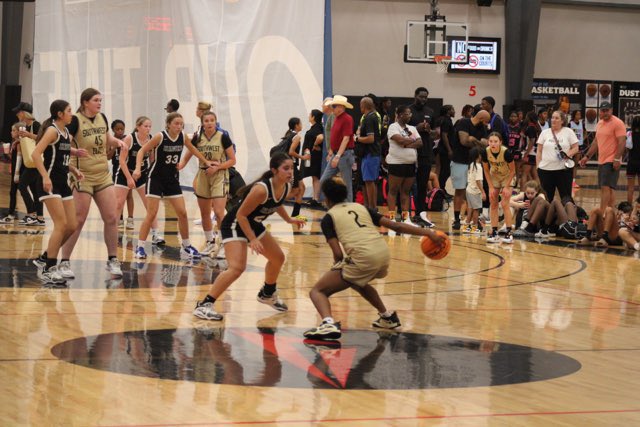 Desthehooper2's tweet photo. This weekend I played my grade for the first time in a LONG time! In 5 games I averaged 7.4pts, 5 rebs, 3.2 steals and 2 assists 😏 s/o to my teammates it was a fun time 🤝🏾 Nationals here we come @LadiesBall @SW_Elite_ @CN3Training @iseeaaron #VAbeach https://t.co/lVvGl7ADol