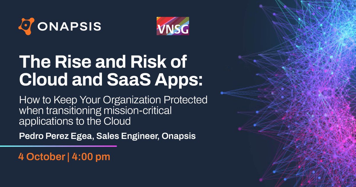 📣 Onapsis at Focus Online, Oct 2-4

We're participating to share key insights on securing #SAP landscapes. Learn how to manage risks effectively as you transition to the #cloud and prepare for 2024.

🎟 Register: bit.ly/45U6J49