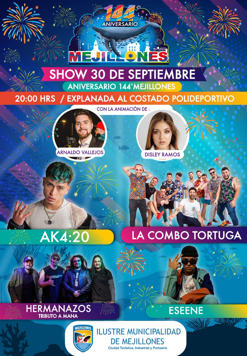 Parrila lista para este Sábado 30 de Septiembre explanada poli deportivo #MejillonesAniversario144