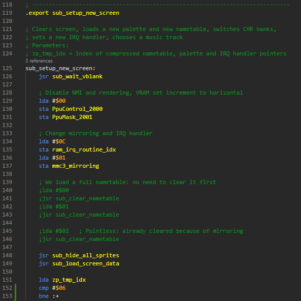 Do you also write your comments as if you were marking an assignment?
#RomHacking