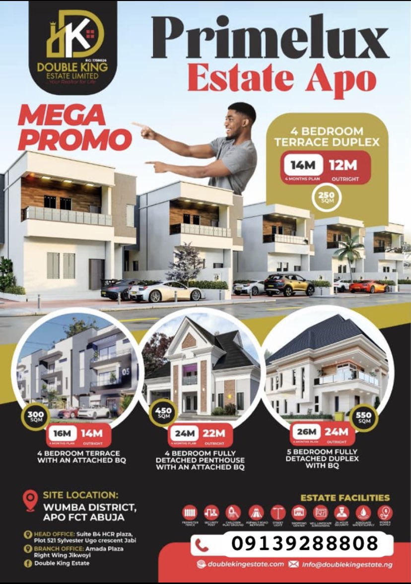 edehdaniel74's tweet photo. @FIRSNigeria It’s never too late to invest in real estate #AbujaTwitterCommunity https://t.co/Ea5TibpYiH
