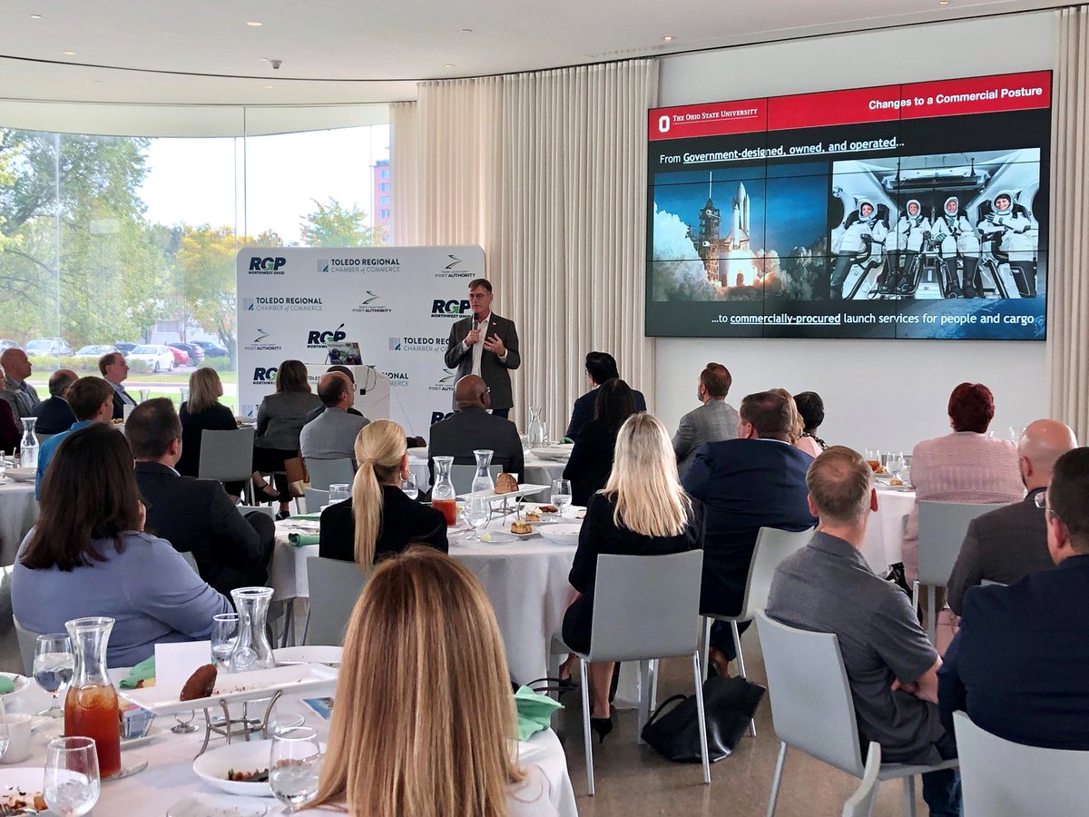 We're thrilled to have started the Focus on Business Member Lunch fall series with an inspiring conversation about Starlab, Ohio's space research science park. Join us for the remaining events in this series! 

Register now: bit.ly/3Ru3FHP #BusinessEvent #ScienceResearch
