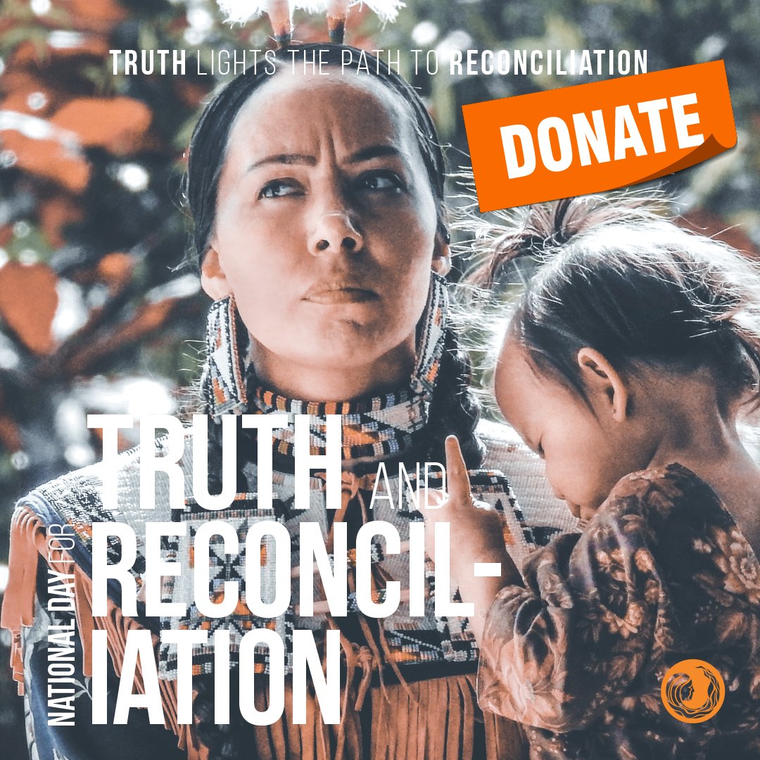 Truth and Reconciliation is about both remembrance and action. 🧡 We honour the Survivors and families of residential schools and those children who never came home. Now, let's join voices to demand progress on the TRC’s 94 Calls to Action. bit.ly/48myCne