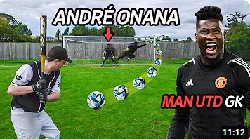 Video we did in collaboration with <a href="/ShootforLoveYT/">Shoot For Love</a> and André Onana check it out here - m.youtube.com/watch?si=vc11D…