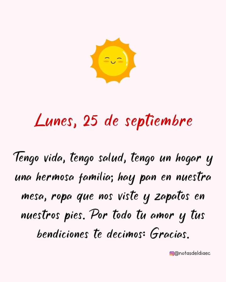 Buenos días ☀️