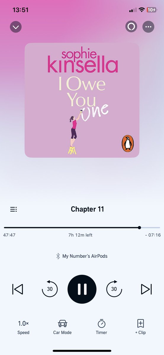 geekyloveofbook's tweet photo. Husband has taken little one out for a couple of hours. I’ve been able to use the exercise bike for the first time since my pregnancy. #exercisebike #audiobook #ioweyouone #sophiekinsella #audible https://t.co/rgmnR22cdw
