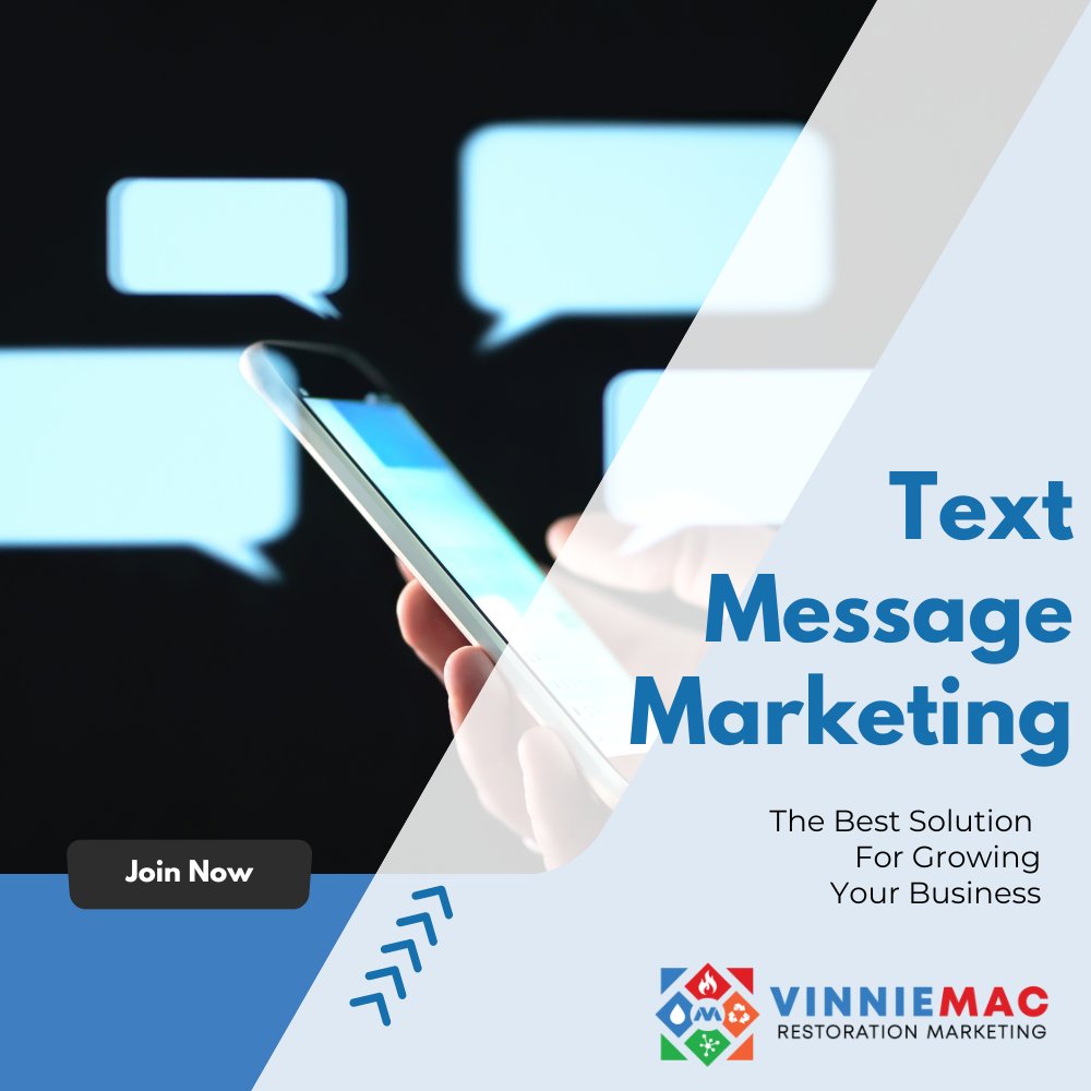 RestorationLead's tweet photo. With Vinnie Mac Restoration Marketing, our team will help you set up a system for automated text message follow-ups, to help you convert more of your leads into clients. Schedule your free 30-minute strategy session with us today! https://t.co/Aeozr0visf