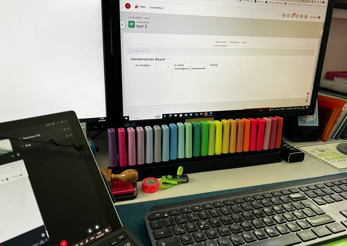 annekatweiss's tweet photo. Mega - Neues Features in @mebis_bayern : Kanban-Board - vorgestellt vom Entwickler @StefanHanauska - eine absolute Bereicherung für den Schulalltag! Gesehen @FrauSpeckner @grefenberg @floriandagner @herrmayr @Stabsstelle_ALP #twlz #mebis #moodlebande @PatrickLeTerri2 https://t.co/TTE5SWBOul