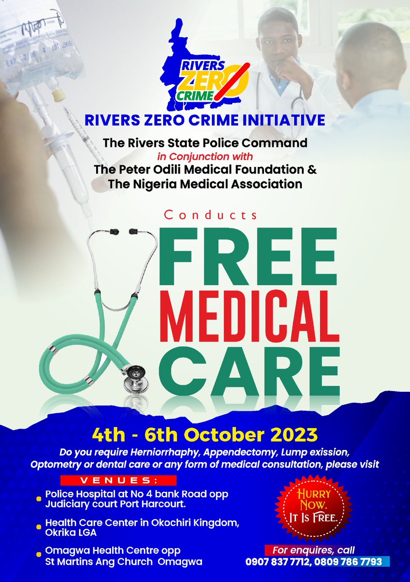 Rivers Zero Crime Initiative tweet media