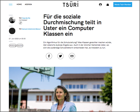 EcoleEnsemble's tweet photo. 🇨🇭 Notre traduction d'un article suisse sur la mise en place du système de bassins scolaires équitables à la rentrée 2023 à Zurich en Suisse.
➡️https://t.co/Ie5wqPFtos

v.o. suisse-allemande: https://t.co/PcGZIXs4Zk #polqc #éduqc @swissinnova https://t.co/ellOVSmRgv