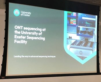 AmandaGoodison's tweet photo. Excellent event - well done Exeter Sequencing Facility and @nanopore @ExeterMed @uniofexeHLS @LSI_Exeter @UoEBiosciences - looking forward to Nanopore Day 2024! https://t.co/CGgJqBIeap