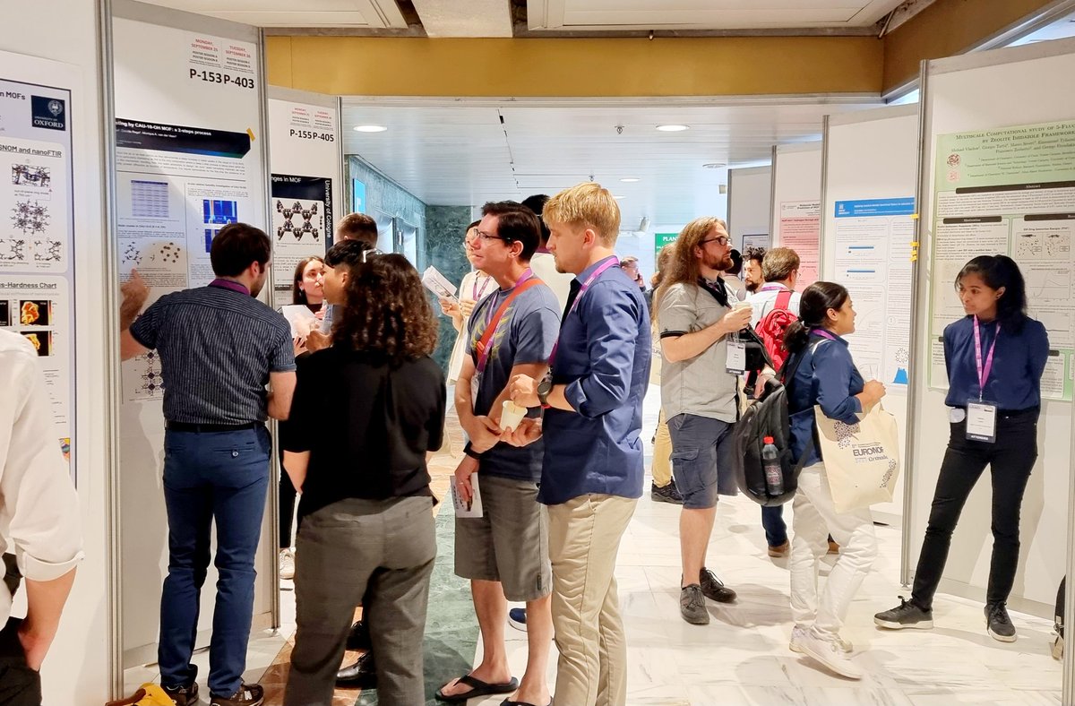 Catalan Institute of Nanoscience & Nanotechnology (@icn2nano) on Twitter photo 💥 Very lively poster sessions here at #EuroMOF2023.
A number of PhD students and young researchers from <a href="/icn2nano/">Catalan Institute of Nanoscience & Nanotechnology</a> are showcasing their work.💪💪💪
Don't miss the opportunity to talk with them!
#nanoscience #nanotechnology 💥 Very lively poster sessions here at #EuroMOF2023.
A number of PhD students and young researchers from <a href="/icn2nano/">Catalan Institute of Nanoscience & Nanotechnology</a> are showcasing their work.💪💪💪
Don't miss the opportunity to talk with them!
#nanoscience #nanotechnology
