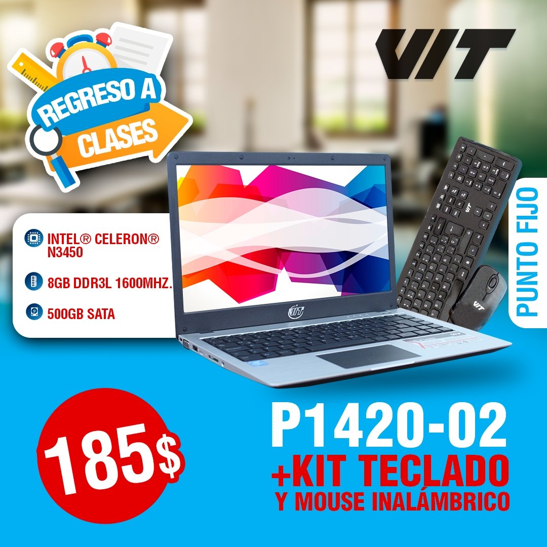 computadorvit's tweet image. ¡Regresa a clase con todo! 

Nuestra promoción está disponible por pocos días. 

#Falcon #caracas #computador