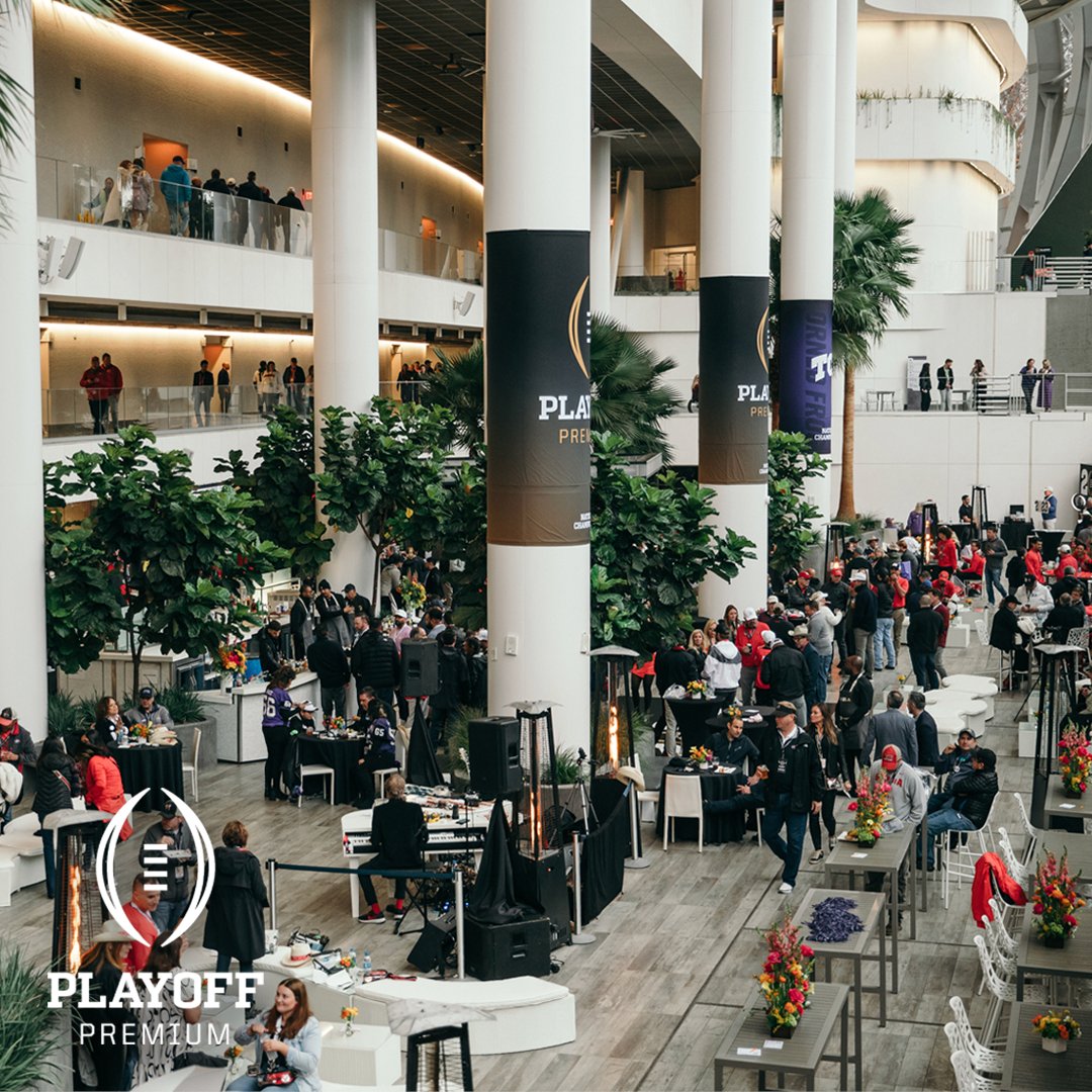 The Playoff Premium Kickoff Party is an elevated, all-inclusive event featuring dueling DJs, local Houston cuisine & a premium open bar. Visit PlayoffPremium.com now to start making your plans for your 2024 suite or premium ticket package. #CFBPlayoff 🏈🏆 #PlayoffPremium