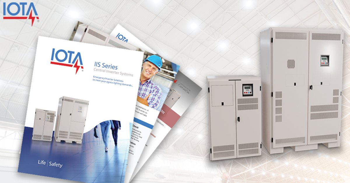 Experience the future of emergency lighting with IOTA's Central Inverter Solutions! Explore your path to a brighter, more dependable emergency lighting future. okt.to/sUHbd5