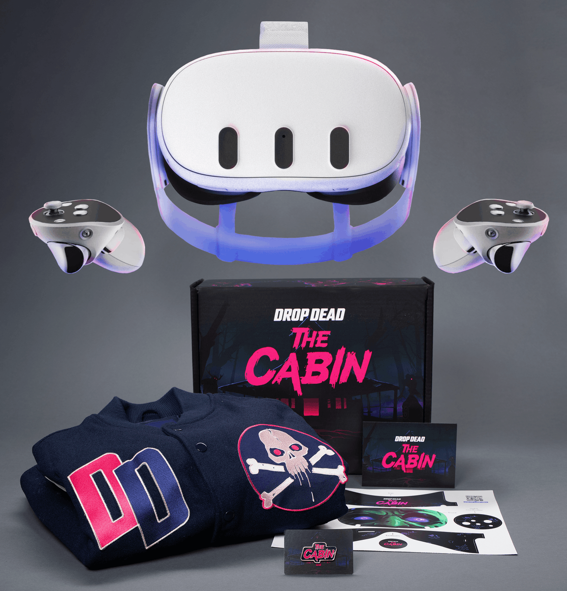 To celebrate the launch of The Cabin Home Invasion this fall, we are giving away a Meta Quest 3 headset, a Drop Dead: The Cabin Kit, and a FREE game key to ONE lucky Winner!🧟‍♂️✨

So what are you waiting for? Enter now!🎉
ow.ly/vm6r50PPggH

 #metaquest3 #metaconnect #quest3