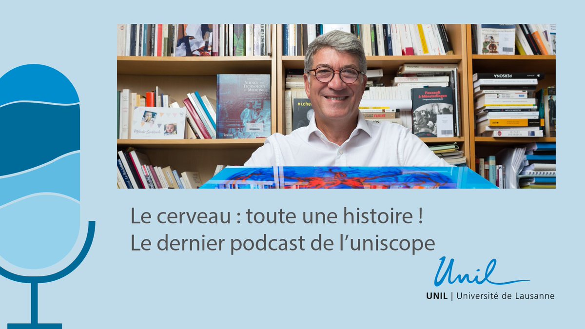🎧Nouveau podcast ! 🧠 Ecoutez l'histoire fascinante des sciences du cerveau racontée par Francesco Panese au micro de l'#uniscope : bit.ly/3PS01q4 @FBM_UNIL @sspunil