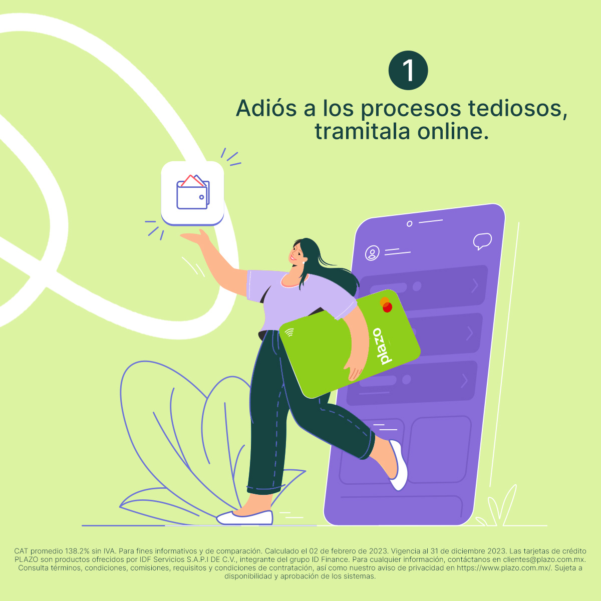plazomx's tweet photo. ¡Hey, tú! Si tu banco te hace irte a formar y pasar por tanto proceso tedioso, ahí no es.  Tramita tu tarjeta Plazo de manera segura y sin tanto rollo. 😉 https://t.co/D7kUPhRRC0