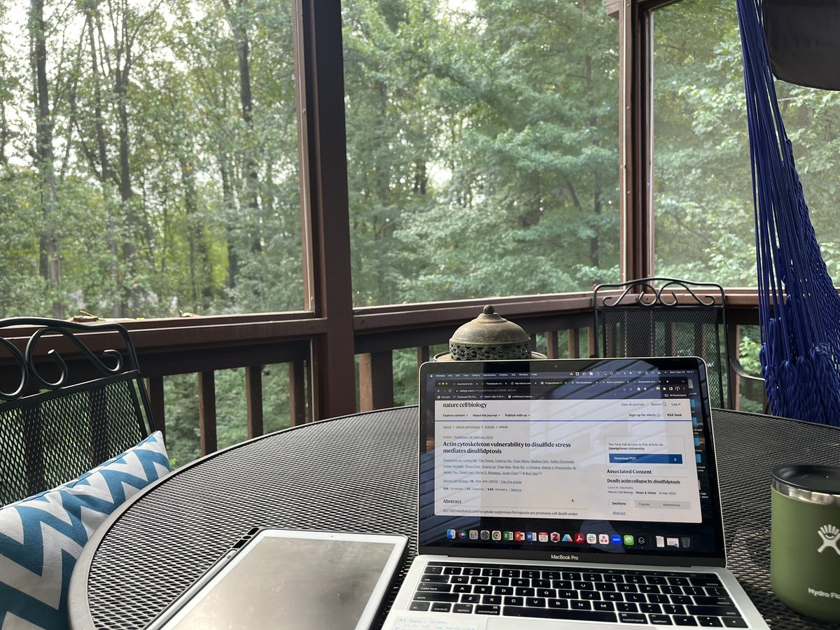 Fall in Virginia = a narrow window in which to work outdoors. Getting caught up before #ILCSymposium 😊