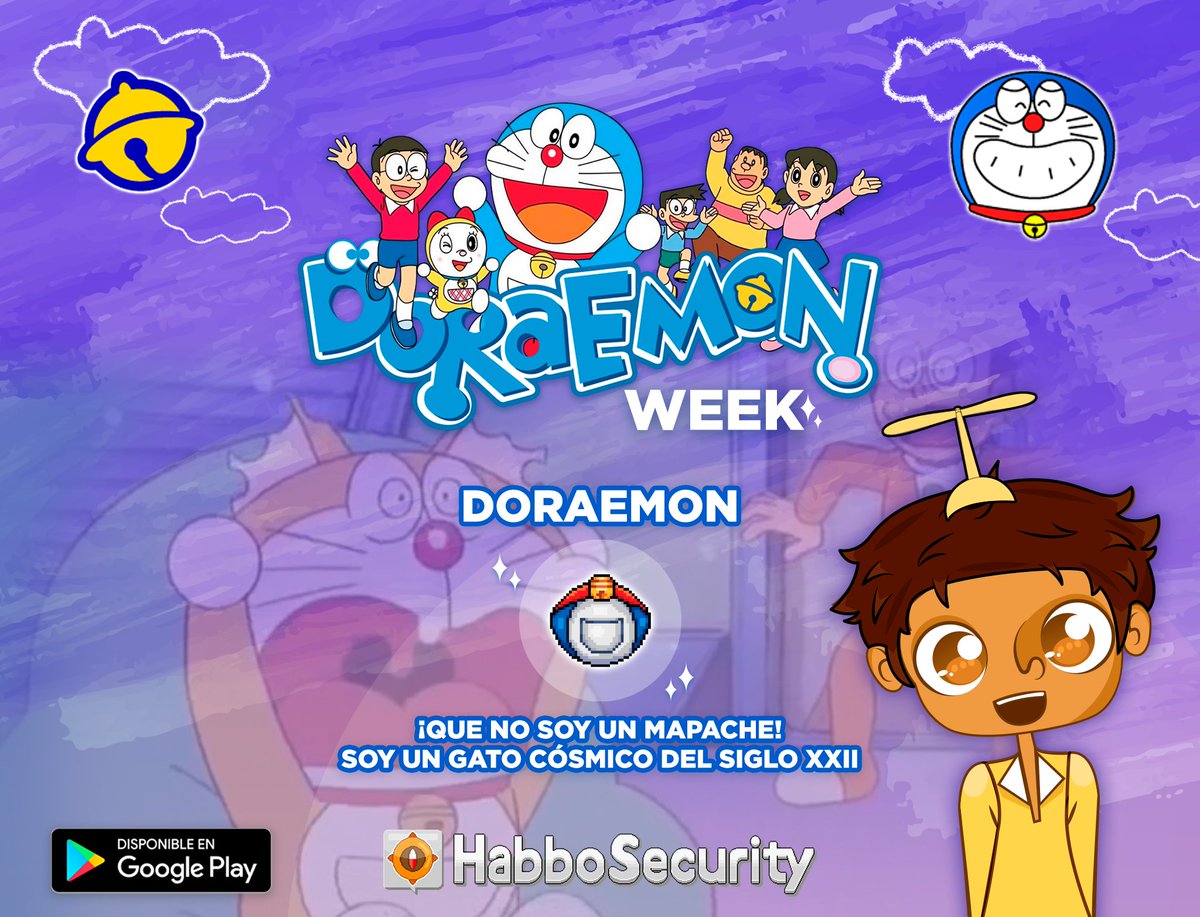 ESHabboSecurity's tweet photo. 📣¡Atención! Ya se encuentran finalmente publicados en nuestra web todos los ganadores de concursos de nuestra pasada #DoraemonWeek🐱🚀 ¡Infórmate en la siguiente noticia y verifica si eres uno/a de los afortunad@s ganadores!👏 ➡️https://t.co/RIy1jZAkCp @ESHabbo