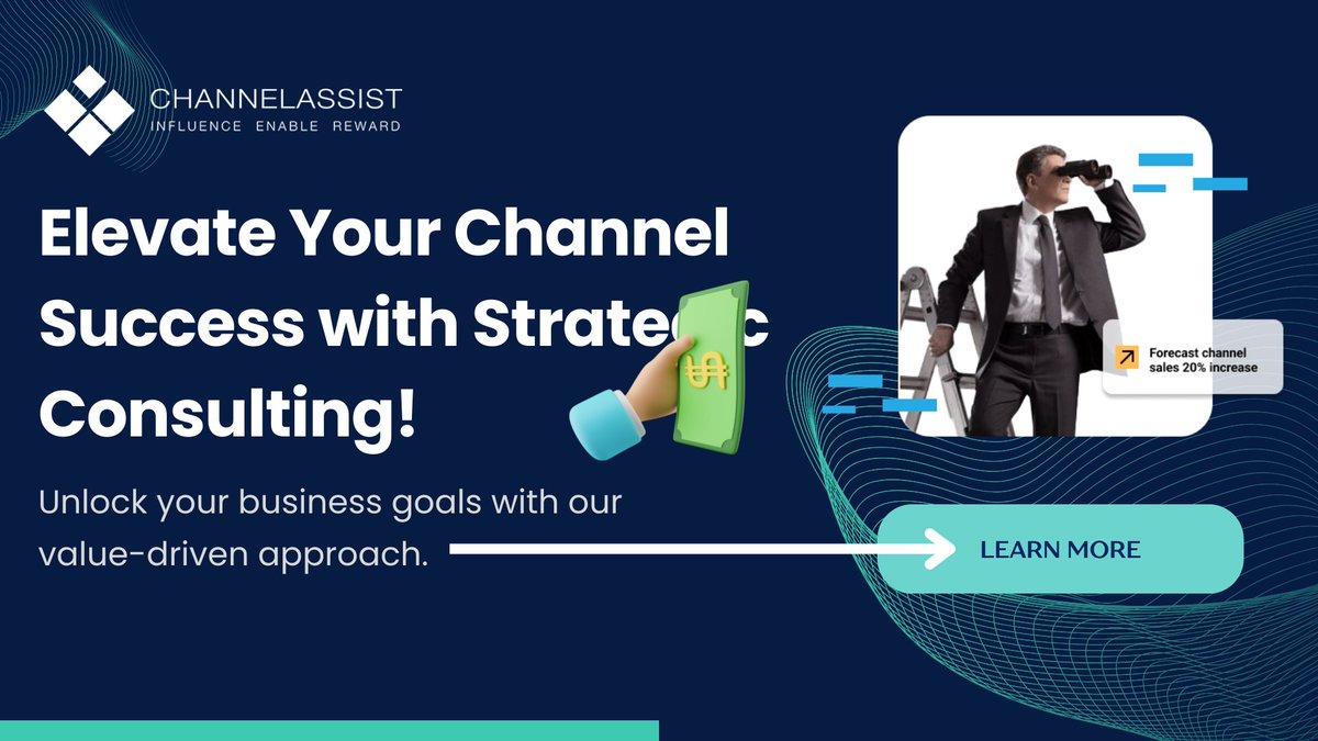 Unlock your business goals with our value-driven approach. From Value Discovery to Optimization, we create customized channel partner programs for your success @ hubs.ly/Q0227J7L0 

 #StrategicConsulting #ChannelSuccess #BusinessGrowth #channelprogram #incentiveprogram