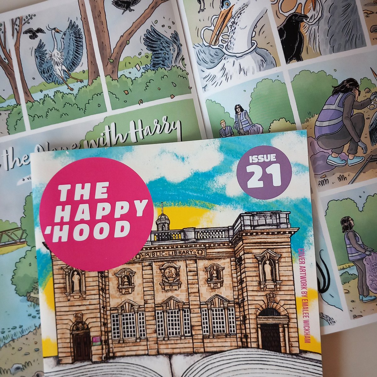 Many people complain about how dirty Northampton is, but what if we stopped moaning and started taking care of our town? 🖤🗑️🏙️ That’s what @NNLitterWombles are doing and this is why they are in the 6th episode of “ON THE NENE WITH HARRY” 🐦 🏞 , on issue 21 of @TheHappyHoodNN!