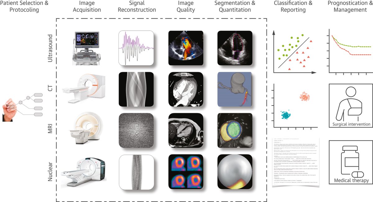 Research into #AI for #cvImaging is increasing. How to translate to bedside? Multidisciplinary data science researchers across stakeholder groups came together at a recent @nih_nhlbi-led workshop to identify challenges & opportunities: bit.ly/3rqfRic #JACCIMG…