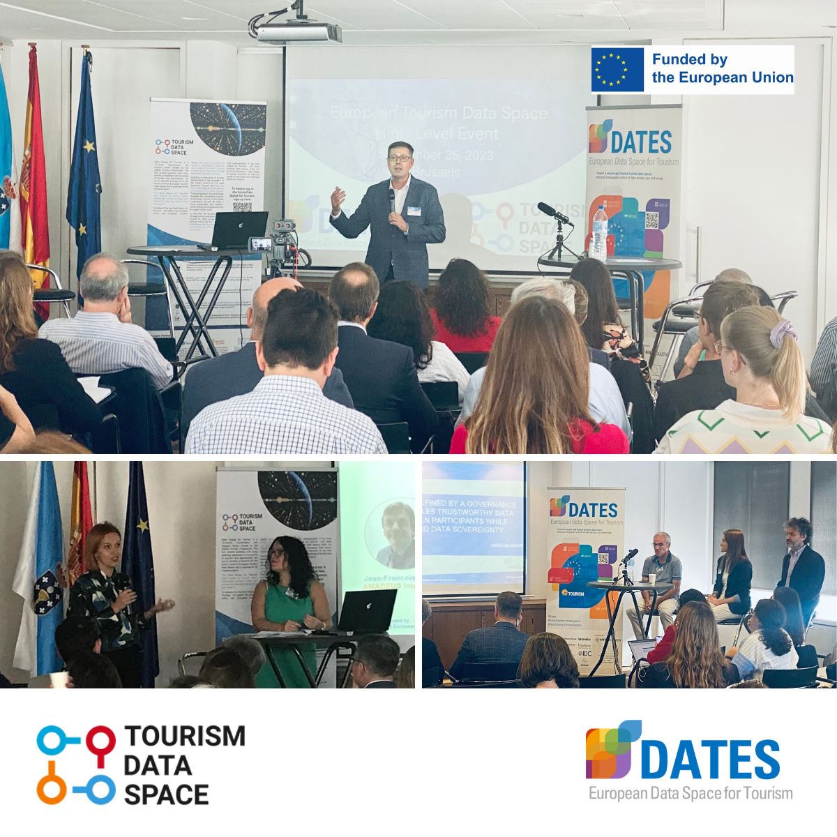 The Common #European #Tourism #DataSpace event is in full in progress and the future Tourism Data Space is taking shape thanks to insightful discussions with tourism stakeholders. @moduluniversity @citydna_eu @ETC_Corporate @ForwardKeys @datestourism