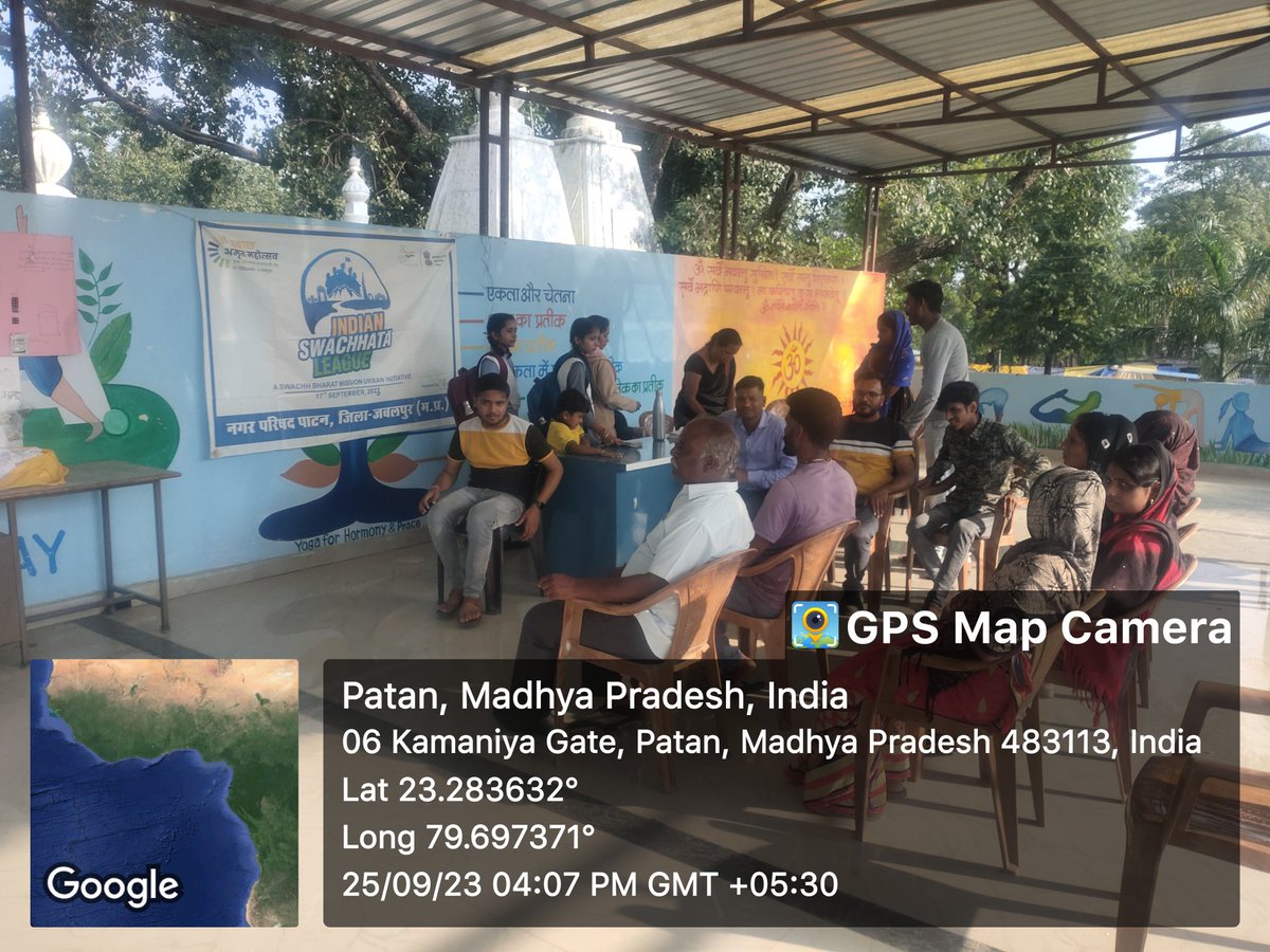 PatanSbm's tweet photo. स्वच्छता की सेवा पखवाड़ा अंतर्गत आज दिनांक 25/9/23 को समस्त सफाई मित्रों का स्वास्थ्य परीक्षण नगर परिषद पाटन द्वारा किया गया।
#YouthVsGarbage #GarbageFreeIndia #SwachhSuevkshan2024patan #SwachhSurvekshan2024MadhyaPradesh #SwachhataHiSeva #SwachhBharat https://t.co/vl8EfgAgvG