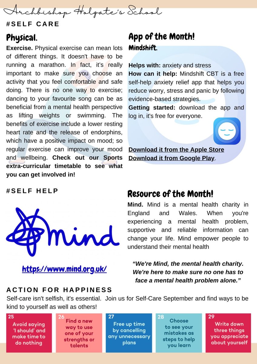 AHS Wellbeing tweet media