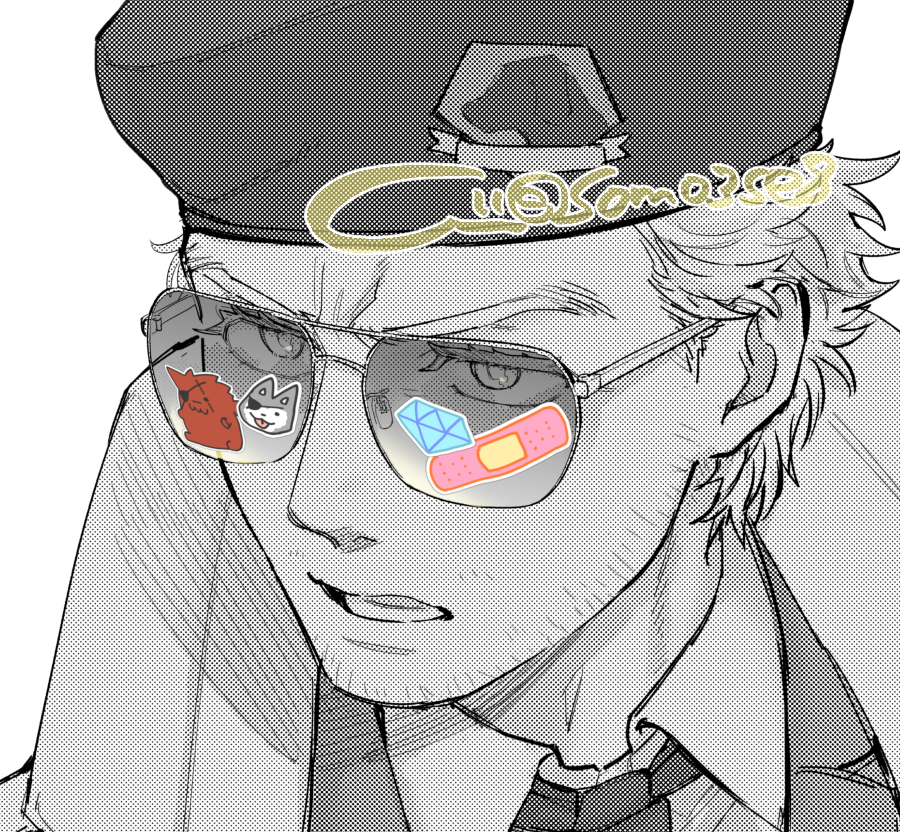 somo3se8's tweet photo. 🕶️お顔になんかシール貼るやつだ🕶️ https://t.co/SmrKtre7Uo
