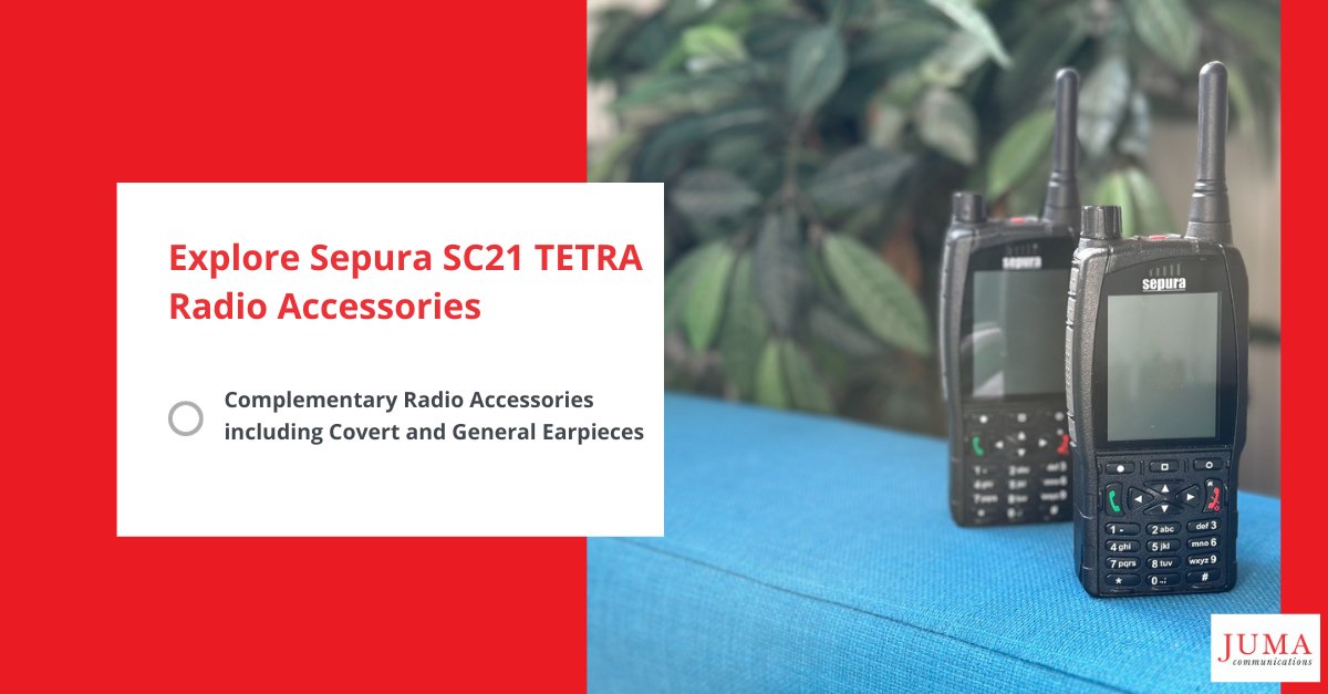InfoJUMA's tweet photo. The Sepura SC21 TETRA radio has garnered widespread adoption within UK #Police forces.

We discuss compatible #radioaccessories that enhance the functionality of this device, including covert and general earpieces.

Explore further: https://t.co/EhvtB8YOQk👈 https://t.co/9l8Qu9i2Mi