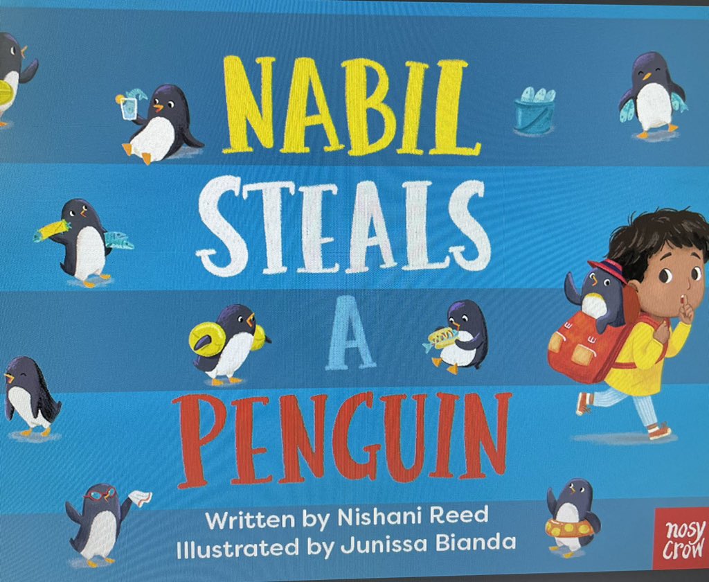 Year 1 and Year 2 had a brilliant author visit them on Friday. Thank you to <a href="/maxminervas/">Maxminervas.bsky.social</a> for organising and Nishani Reed for sharing your book, ‘Nabil Steals a Penguin’.
