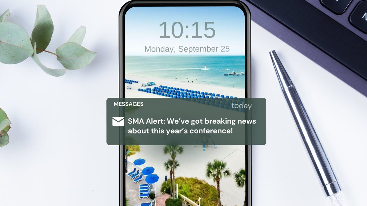 Anything can happen these days and we don't want you to miss any high-priority updates from SMA. Opt-in to SMA's new text messaging service here to make sure you get up to the minute alerts that could impact the SMA program!

smgmt.org/sma-sms-regist…