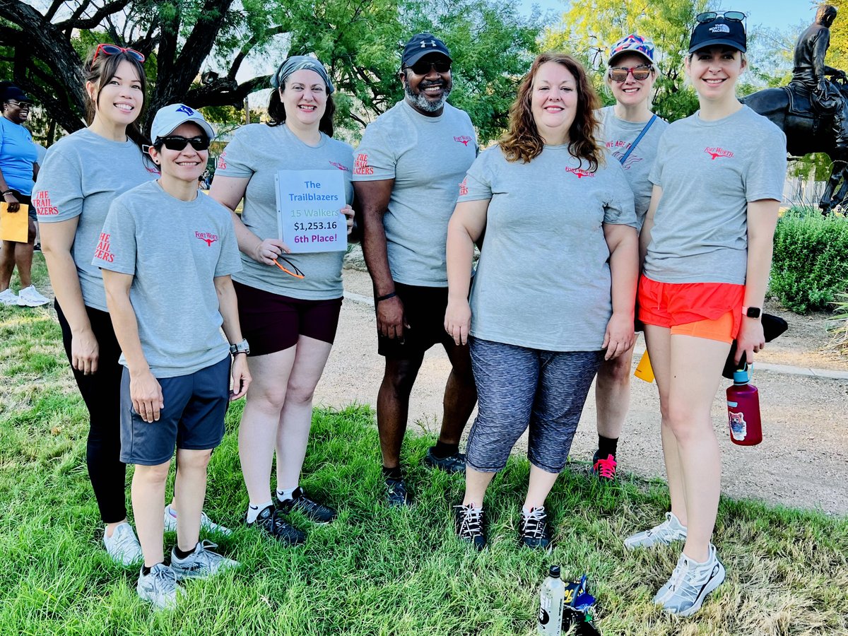 On Saturday, the <a href="/FWEconDev/">City of Fort Worth Economic Development</a> participated in the annual #TarrantCounty #HeartWalk! (<a href="/American_Heart/">American Heart Association</a>)

The <a href="/CityofFortWorth/">City of Fort Worth</a> raised almost $19,000 for this important cause, and the Economic Development Department raised over $1,000 towards that goal.