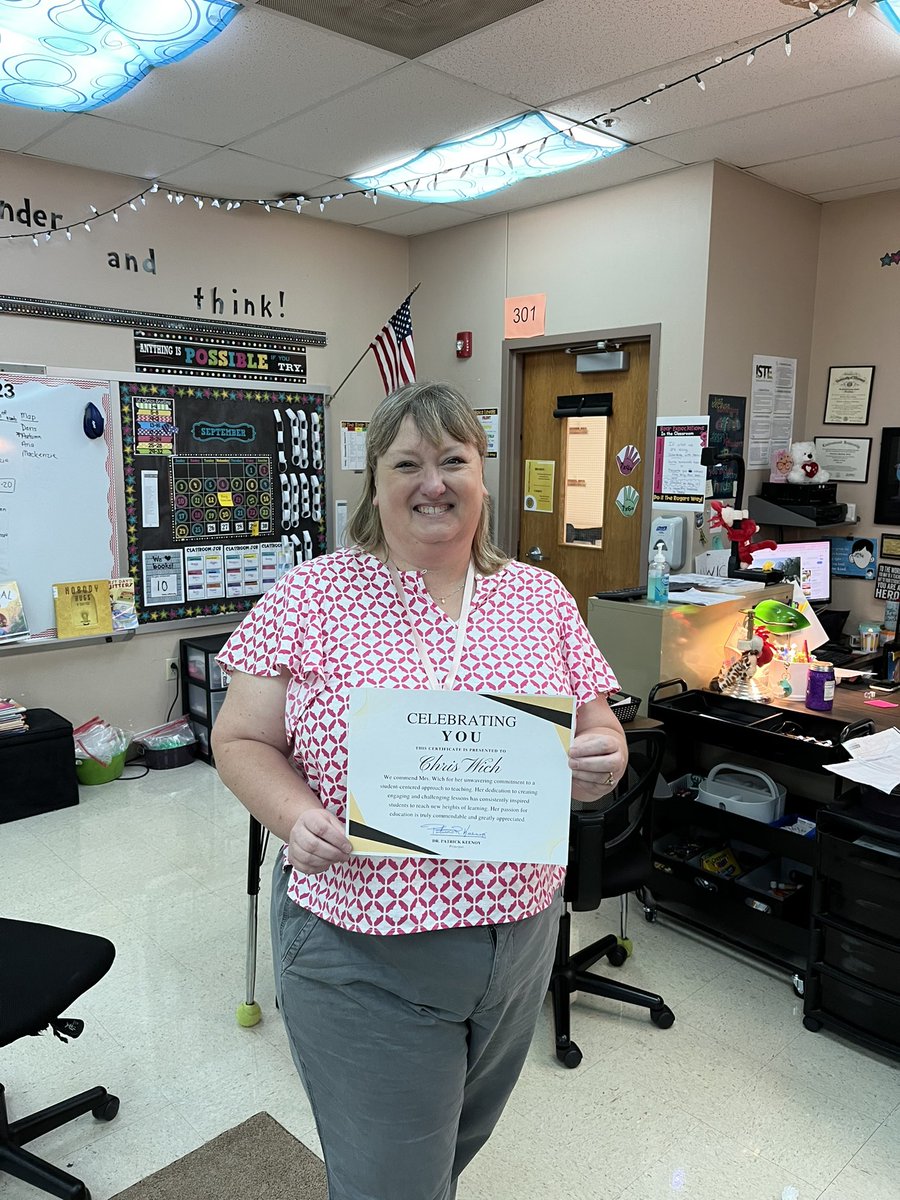 Celebrate Rogers is a fantastic way for our staff to recognize outstanding colleagues! Join us in congratulating Mrs. Wich on receiving this well-deserved award. Her dedication and hard work shine bright! <a href="/RogersElem/">Rogers Elementary School</a>, <a href="/MehlvilleSD/">Mehlville School District</a>, <a href="/WichChriswich/">Chris Wich</a>