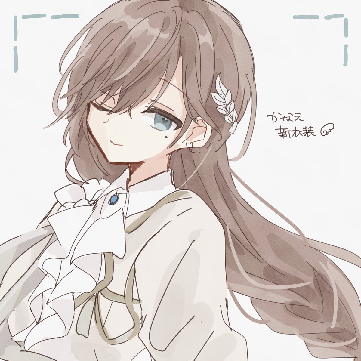 「取り急ぎ #叶新衣装 」|わかのイラスト