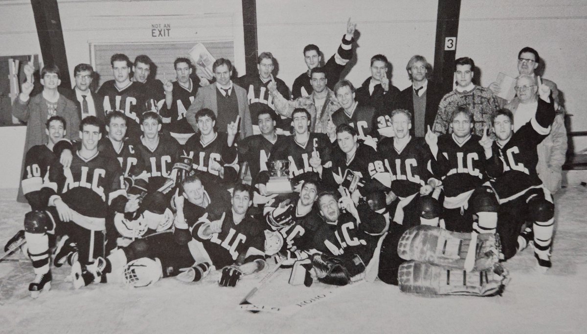 Just a photo of our 1990 ECAC East Championship team to brighten up a rainy Monday. 

#AICommitted