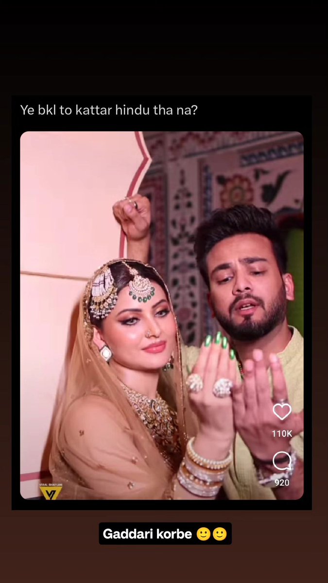 DeeprajGupta12's tweet photo. @randomsena where is your kattar hindu 😂

#ElvishYadav𓃵 #ElvishArmy𓃵 #randomsena https://t.co/jkIsvxoOLN