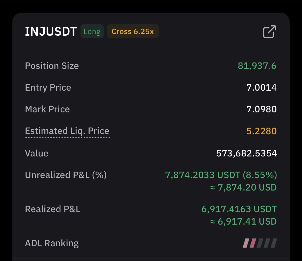 #INJ to the moon 🚀