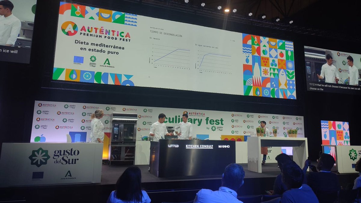 Gastronomía evocadora. Más allá del Mediterráneo; con Pablo Fuente <a href="/BACUS_Aguadulce/">BACUSº</a> y Naoyuki Haginoya <a href="/GrupoNomo/">Nomo</a> en el Main Auditorium by <a href="/gustodelsurand/">Gusto del Sur</a> en #AUTENTICA2023