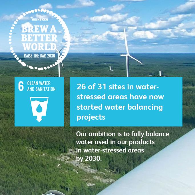 Chasing progress with purpose 🌍 As we celebrate the anniversary of the UN Sustainable Development Goals (SDGs), we're excited to share our progress and ambitions. Find out more about the full scale of our climate action here: theheinekencompany.com/sustainability… 

#SDGs2030 #BrewABetterWorld