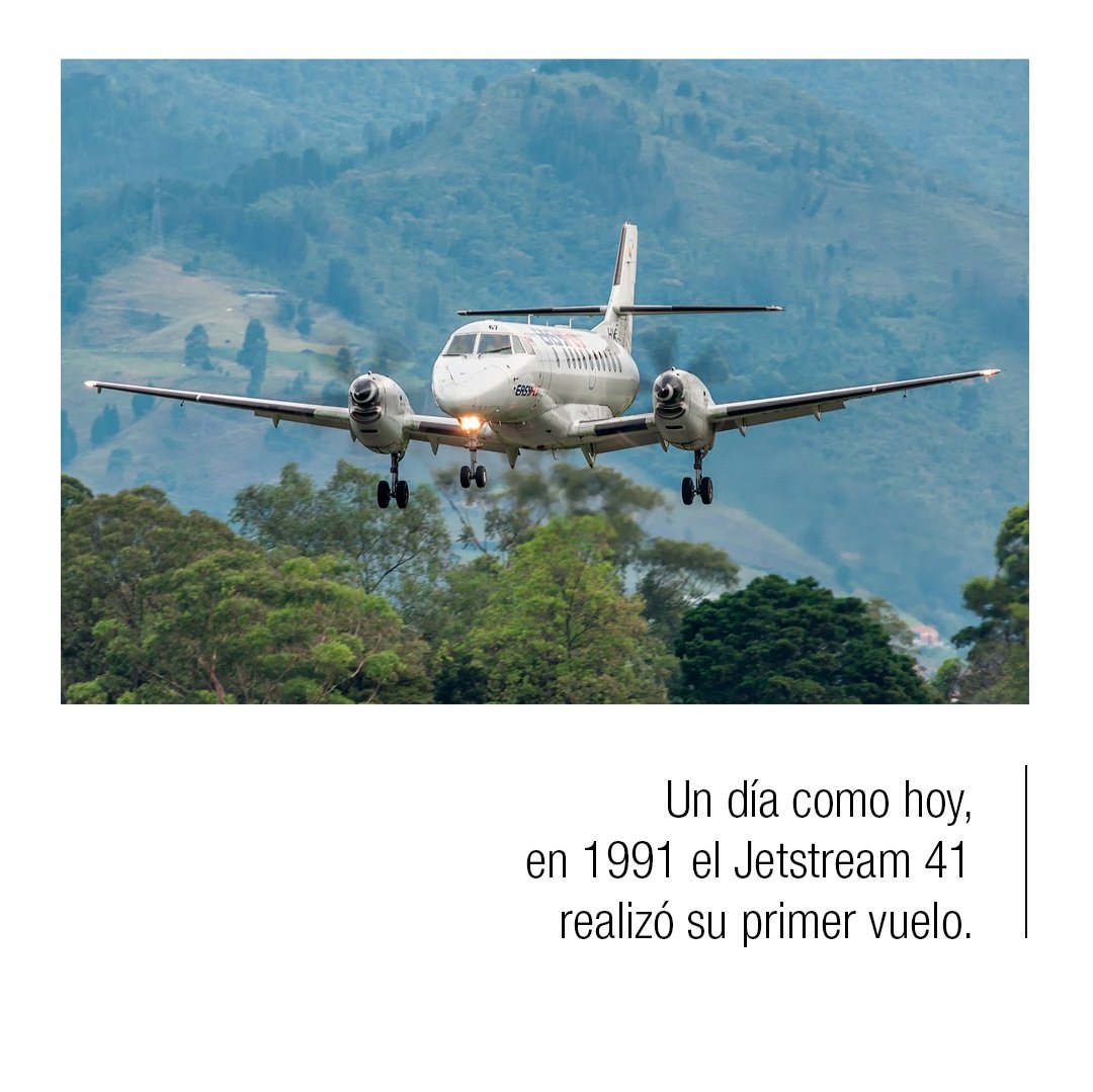 ColAeroSpotters's tweet photo. #UndíaComoHoy #Jetstream41 https://t.co/VVHamVPYjZ