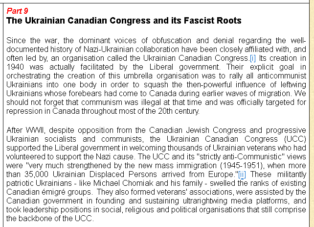 SRAntiFascism's tweet photo. @SR_AntiFascism @PierrePoilievre @JustinTrudeau @HMcPhersonMP @ARTIFA161 @Antifaxismoa @CINVED_Cord @LoveGuerillero @AntifaSac_ @MontrealAntifa @AngersRaaf @acorunhaantifa @GMonsterAntifa @AFA_Paris75 #UkrCanCongress @UkrCanCongress #PaulMGrod @PaulMGrod& Its #Faciste Roots https://t.co/Nu5tvUDqQr
State-sponsored UCC its fascist origins
https://t.co/JcaRDnWUD2 Perhaps we need some #BasicReading lessons for those in #LPC #CPC #NDP #GPC,especially for all their #NaziApologists https://t.co/M0XQ6FD6gd