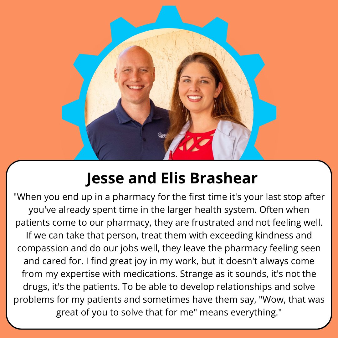 TheFPARx's tweet photo. On this World Pharmacists Day, we recognize our members for their active roles in strengthening our communities. Thank you, Jesse and Elis Brashear, for being members of the FPA family! #worldpharmacistsday https://t.co/ReDHN8F64P