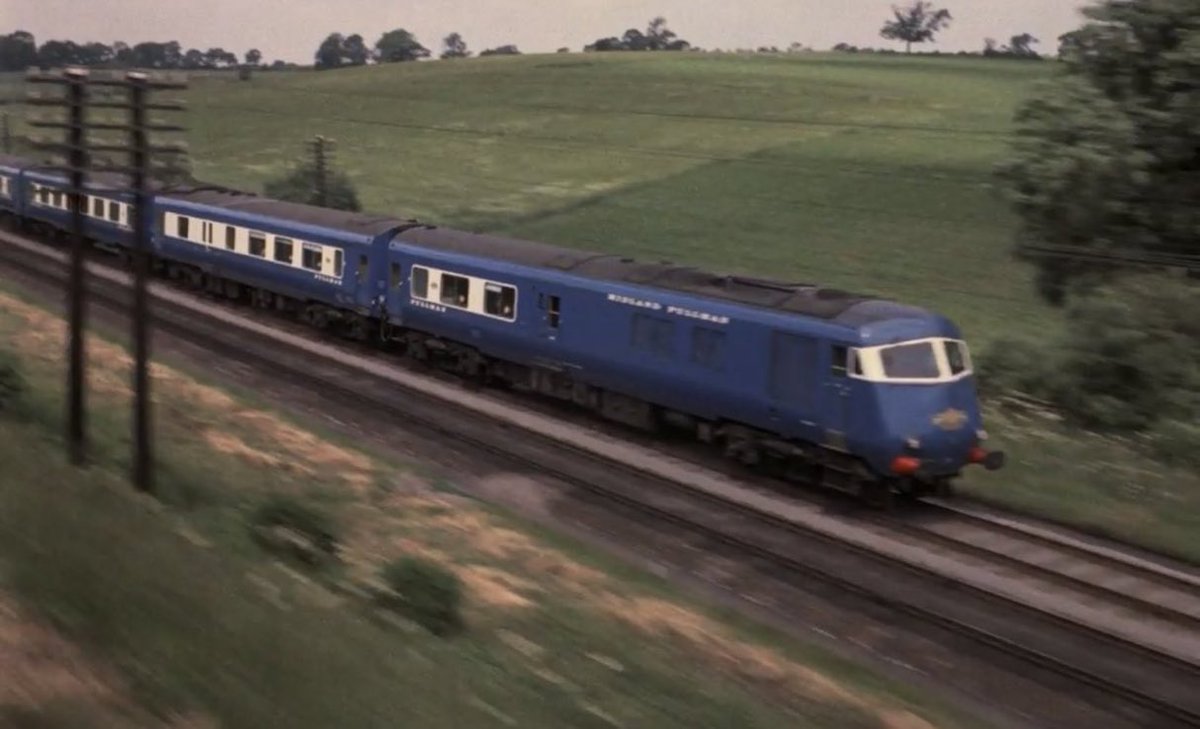 SaveRedlandLibr's tweet photo. 8:35pm TODAY on @TalkingPicsTV 

The 1960 short documentary film🎥 “Blue Pullman” directed by #JamesRitchie, which follows the development &amp; construction of the new British Railways Blue Pullman unit plus a journey from Manchester to London.

Score by #CliftonParker https://t.co/AxDbd3lC3p